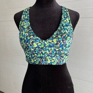 Victoria Secret Sport, sports bra, with removable inserts, lime. Women's size M